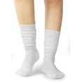 thumbnail image 2 of 3 Pairs Slouch Socks Women Thigh High Boot Socks Soft Scrunch Socks Size 5-11, 2 of 7