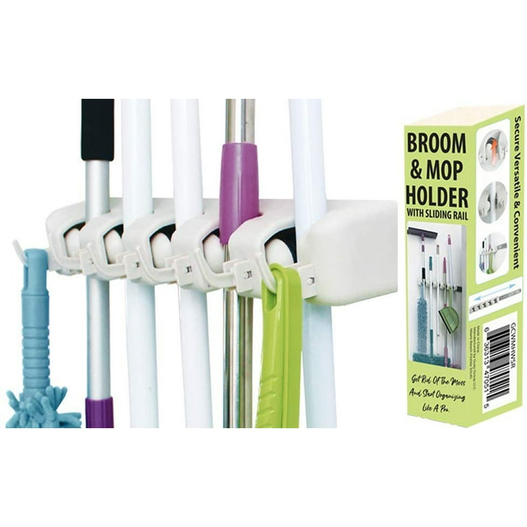 OXO Good Grips Wall-Mounted Mop & Broom Organizer