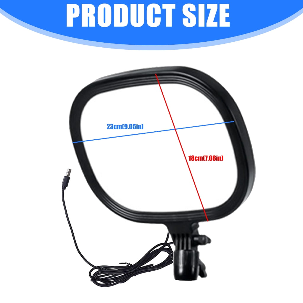 Zeiwohndc Professional LED Round Light 3 Color Temperatures Modifiable Stand Phone Owner