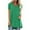 Green, variant on Brnmxoke Womens Blouse 2025 Summer Tops Tunic Short Sleeve Plus Size Oversized T Shirts Solid Casual V Neck Loose Comfy Tunics for Leggings Green,XXL