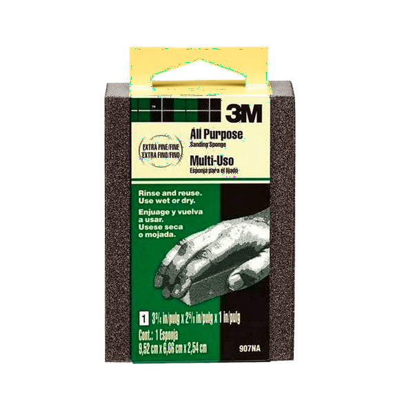 Esponja Abrasiva 3M Grano Fino