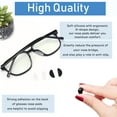 thumbnail image 3 of Eyeglasses Nose Pads, Anti-Slip Glasses Adhesive Silicone Nose pads for Eyeglass Glasses Sunglasses,10 Pairs (Black,1.0mm), 3 of 5