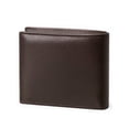 thumbnail image 3 of Cartera negra Line café piel sintética Polo King para hombre, 3 of 5