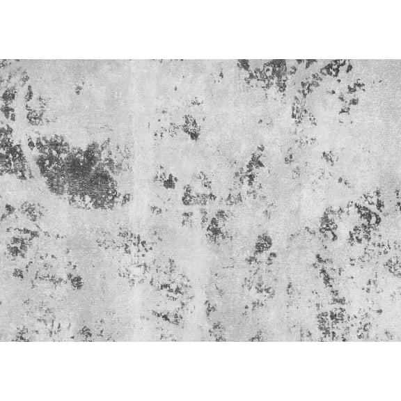 Ahgly Company Indoor Rectangle Solid Gray Modern Area Rugs, 2' x 3'