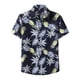 thumbnail image 1 of Camisa de manga corta de un solo pecho con botones informales para la playa para hombre Pompotops oipoqjl44082, 1 of 1