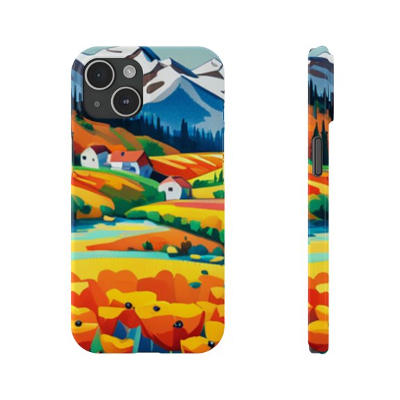 Slim Glossy SmartPhone Cases for Apple iPhone 15 14 13 12 11 Models