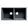 thumbnail image 6 of ALFI brand AB3420UM-T Titanium 34" Undermount Double Bowl Granite Composite Kitchen Sink, 6 of 9