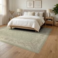 thumbnail image 2 of ODIKA Farmhouse Botanical Panel Retro Distressed Faded Scroll Vintage Flowing Dynamic for Dining Room, Under Table, Office, Non-Slip Chair-Friendly Floor, 2 of 5