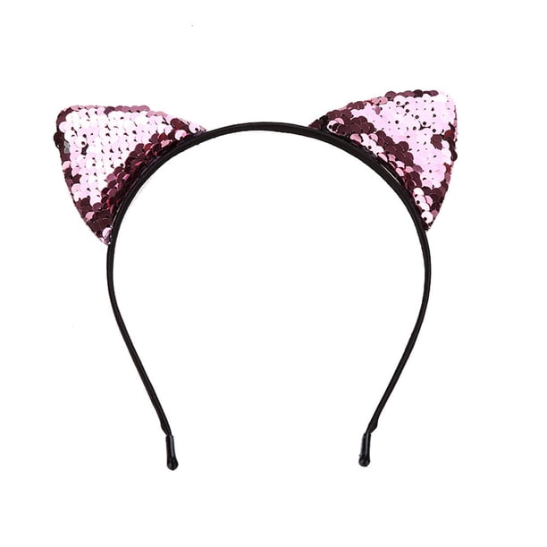 Diademas para mujer, diadema cuadrada con lentejuelas, cadena para las orejas, joya para el cabello, diadema festiva