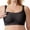 Black, variant on Fgnfyis Women's Light Solid Color Thin Adjustable Shoulder Strap Sagging Maternity Breastfeeding Bra Women Bras White S