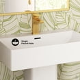 thumbnail image 4 of Concorde Square Two-Piece Pedestal Sink, 4 of 11