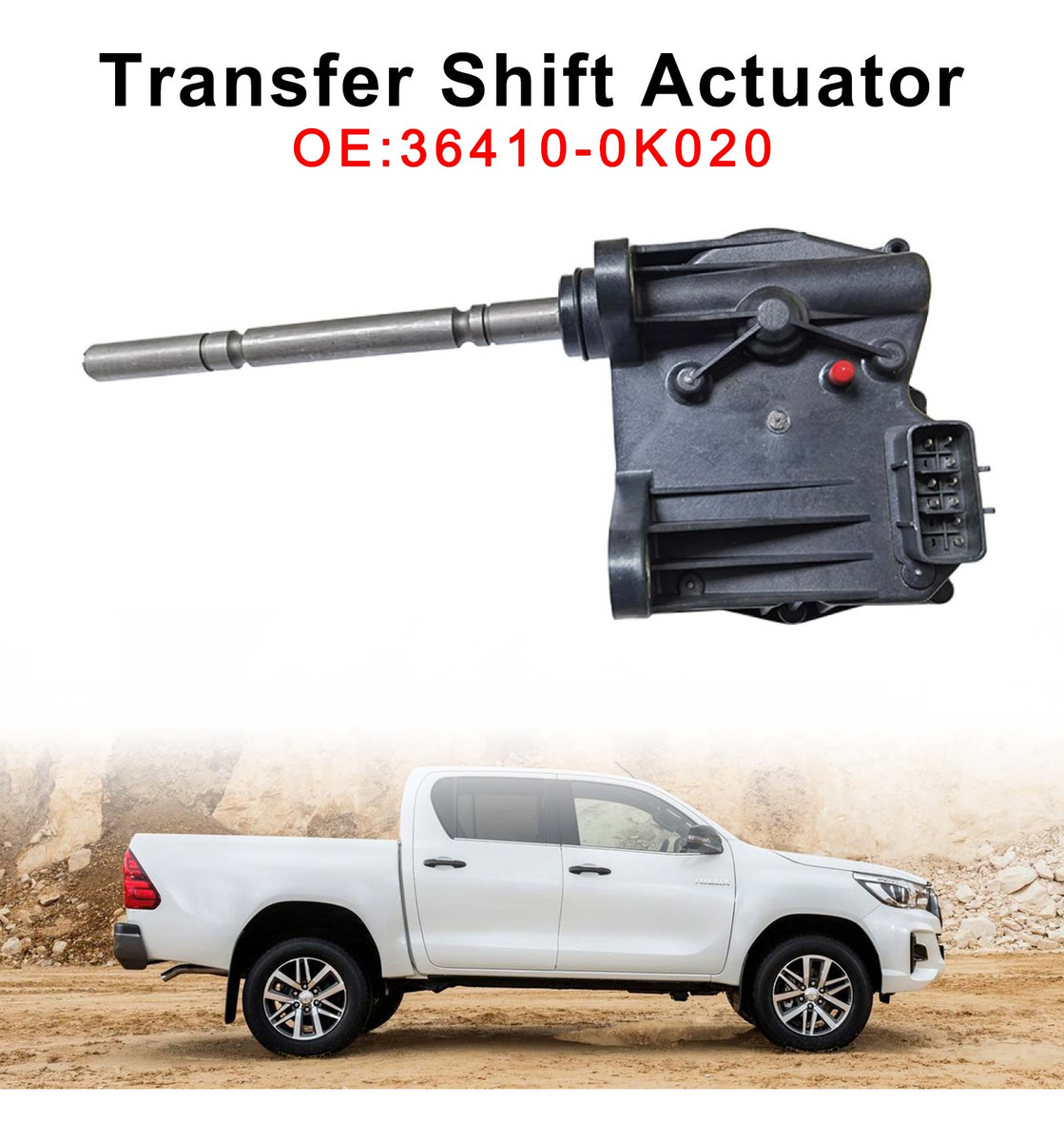 Applicable to Transfer Case Shift Actuator for Toyota Tacoma 16-20