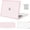 Chalk Pink, variant on MOSISO Compatible with MacBook Pro 14 inch Case M5 2026 / M4 / M3 / M2 / M1 2025-2021, 4 in 1 Kit Anti-Crack Hard Shell with TPU Bumper