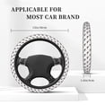 thumbnail image 5 of Daiia Dachshund Dog Steering Wheel Cover Auto Steering Wheel Covers Breathable Anti-Slip Steering Wheels Car Interior Decor Accessories for Men Women Universal 15 Inch, 5 of 8