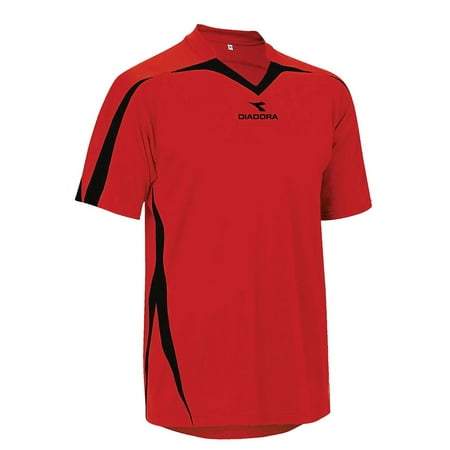 Diadora T-shirt - Diadora Men's Rigore Jersey S/S Shirts RED S