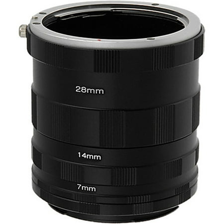 Fotodiox Macro Extension Tube Set for Sony Alpha A-Mount (and Minolta AF) Mount SLR Cameras for Extreme Close-up Photography