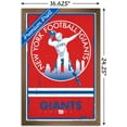 thumbnail image 3 of NFL New York Giants - Retro Logo 15 Wall Poster, 14.725" x 22.375", Framed, 3 of 3