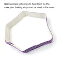 thumbnail image 4 of Injueey Bake Even Strip Cake Pan Humedezca las tiras Placa para hornear absorbente Protección de las correas de deformación Herramientas y accesorios para hornear Injueey JJ22491-00, 4 of 6