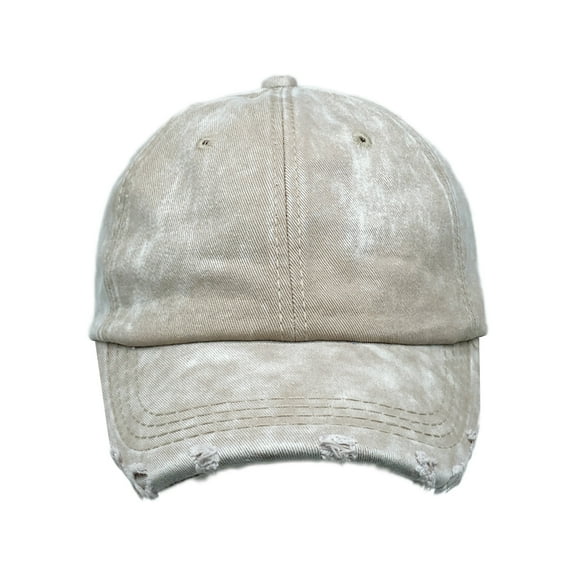 WITHMOONS Cotton Vintage Washed Cotton Baseball Cap Low Profile Sports Cap Adjustable Dad Hat YZ10154 (Beige)