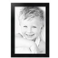 thumbnail image 2 of ArtToFrames 12" x 18" Satin Black Double Step Lip Picture Frame, 12x18 inch Black Wood Poster Frame (WOM-1418), 4 Pack, 2 of 6