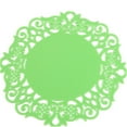 thumbnail image 2 of Clearance Glass&Bottle under $5,Lace Flower Doilies Silicone Coaster Tea Cup Mats Pad Insulation Placemat LAU, 2 of 7