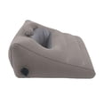 thumbnail image 4 of Almohada de cuña de viaje, almohada de cuña inflable, almohada de cama de inflado y deflación rápida, almohada de cuña soplada para lectura en el con bolsa de almacenamiento, 4 of 8
