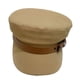 thumbnail image 1 of Boina de cuero con hebilla para mujer, gorra con visera a la moda, sombrero para dama que combina con todo, 1 of 7