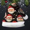 thumbnail image 2 of Rotm Christmas Elf Hat Christmas Leopard Print Santa Hat Novelty Xmas Holiday Hats Funny Plush Hat Festive Holiday Party Supplies for Unisex Adults Red,M, 2 of 5