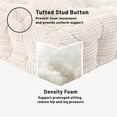 thumbnail image 3 of Sanmadrola Floor Pillow Cushion for Adults Set of 2, Chair Cushions Outdoor Indoor with String Chair Room Tatami Sofa,Beige, 3 of 8