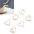 thumbnail image 1 of Heart Shaped Metal Paper Clips, Cute Portable Adorable Small Clips for Document Organization, with for Home, School, Office Use, 1 of 7