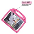 thumbnail image 3 of Kids Friendly Tablet Case for Apple iPad (6th/5th Generation) 9.7" & iPad Air 2 9.7" & iPad Air 9.7 Inch - Lightweight Portable Handle Case Shockproof Hard Rugged Cover with Stand (Rose), 3 of 7
