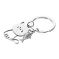 thumbnail image 2 of WRITWAA Funny Cat Keychain Cartoon Design Durable Accessory for Cat Lovers 1Set, 2 of 10