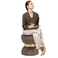 thumbnail image 6 of Joveco Vanity Stool Chair,Modern Foot Stool Ottoman,Home Multifunctional Luxury Ottoman For Living Room and Bedroom,Brown, 6 of 9