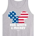 thumbnail image 2 of Disney - Americana - Red White And Mickey - Men's Jersey Tank Top, 2 of 4