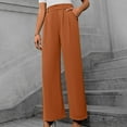 thumbnail image 2 of Lmnyox Women's Wide Leg Pants Dressy Causal High Waist Suit Pants Loose Business Work Trousers with Pocket, 2 of 7
