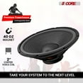 thumbnail image 4 of 15" Subwoofer Speaker Pair 450W MAX PA DJ Replacement Audio Sub Woofer 8Ohm Bass Driver, 4 of 7