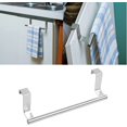 thumbnail image 3 of Qianli Towel Rack, Tea Towel Hook for Door Without Drilling, Towel Rack for Hanging on Cupboard, Stainless Steel Bathroom Towel Rack Kitchen Towel Rack (23cm), 3 of 5