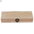 thumbnail image 2 of SPRING PARK Wooden Pencil Box with Lid, Natural Wood, 2 of 7