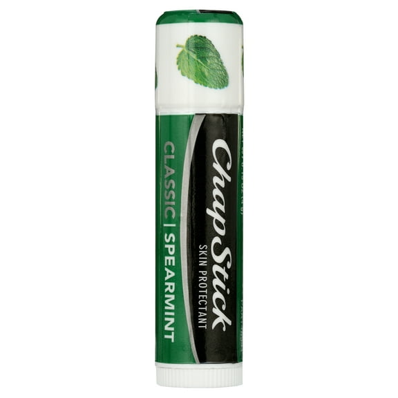 ChapStick Classic (Spearmint Flavor, 0.15 Ounce) Lip Balm Tube, Skin Protectant, Lip Care, (1 Blister Card)