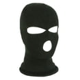 thumbnail image 1 of Cubierta facial Irfora Máscara térmica a prueba de viento Máscara de ciclismo tejida de invierno de 3 agujeros Calentador de cuello Motocicleta debajo del casco Forro de la máscara Gorras Sombrero de Irfora Cubierta facial, 1 of 7