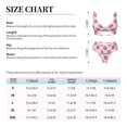 thumbnail image 6 of Daiia Floral Strawberr Women's Bikini Set Two Piece Swimsuit High Waisted Bikini Adjustable Straps Bikini Perfect for Beach, Pool, and Summer Vacation-XX-Large, 6 of 9