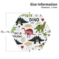 thumbnail image 3 of Bingfone Vintage Cute Dinosaurs Leather Drinks Coasters With Set Of 6,Suitable For Home Kitchen,Coffee Cup Coasters Home Gift, 3 of 9