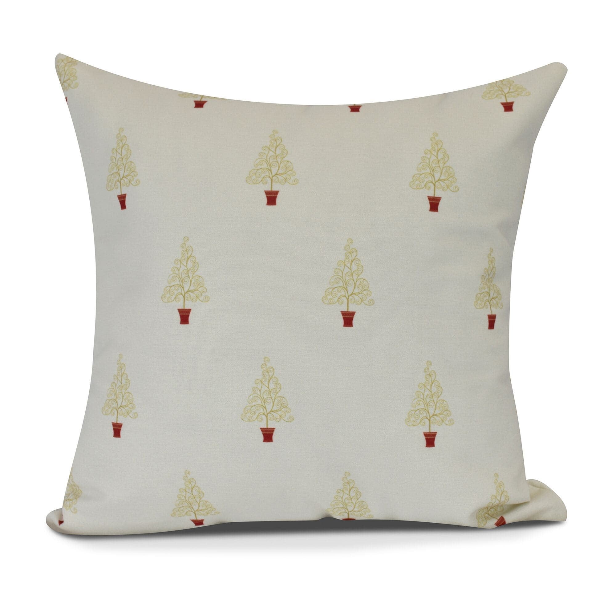 Filigree Forrest Geometric Print Pillow