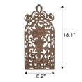 thumbnail image 5 of Sungmor Ornate Cast Iron Wall Decor, Victorian Style Carved Artwork, Intricate Scroll and Flower Decoration Plaques, Living Room Bedroom Hallway Wall Art, Natural Rusted Accent, 5 of 8
