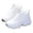 White, variant on NOKIO Women's Platform Sneakers Warm Sport Shoes with Thick Fl𝖾𝖾c𝖾 Li𝗇𝗂ng, So𝗅id Color Ankle B𝗈𝗈𝑡𝑠 Comfortable Non S𝗅ip Athlet𝗂c Shoes Fashion 𝖫a𝖼e Up Walking Shoes