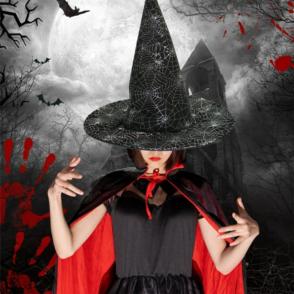 Wzzjkit Halloween Decorations Halloween Wizardes Hat Wizardes Hat Witch Hat Ghost Festival Hat Headweares Hat Balls Headweares Halloween Decor