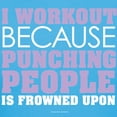 thumbnail image 3 of CafePress - Workout Instead Of Punching People T Shirt - Women's Traditional Fit Dark T-Shirt, 3 of 4