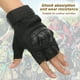 thumbnail image 4 of Guantes sin dedos para hombre Uxcell, guantes de medio dedo, guantes transpirables para entrenamiento, negros, XL, 4 of 6