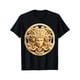 thumbnail image 1 of Camiseta informal de cuello redondo 100 % algodón con estampado de la mitología griega Medusa. 100 % algodón, cuello redondo informal, elasticidad media, tejido de punto, corte regular, para adultos,, 1 of 5