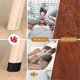 thumbnail image 3 of 32 Pcs Chair Leg Protectors for Hardwood Floors, Black, 3 of 5